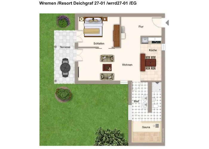 公寓 Deichgraf Deichgraf 27-01